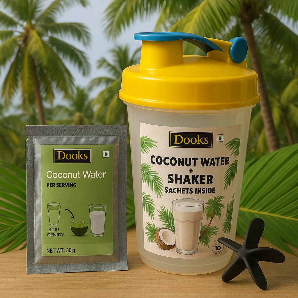10 Sachet  Coconut + SHAKER