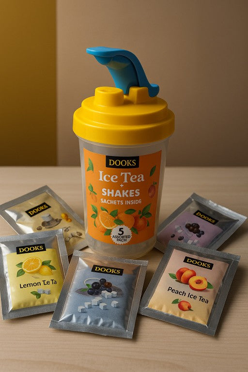 5 Sachet Ice Tea + SHAKER