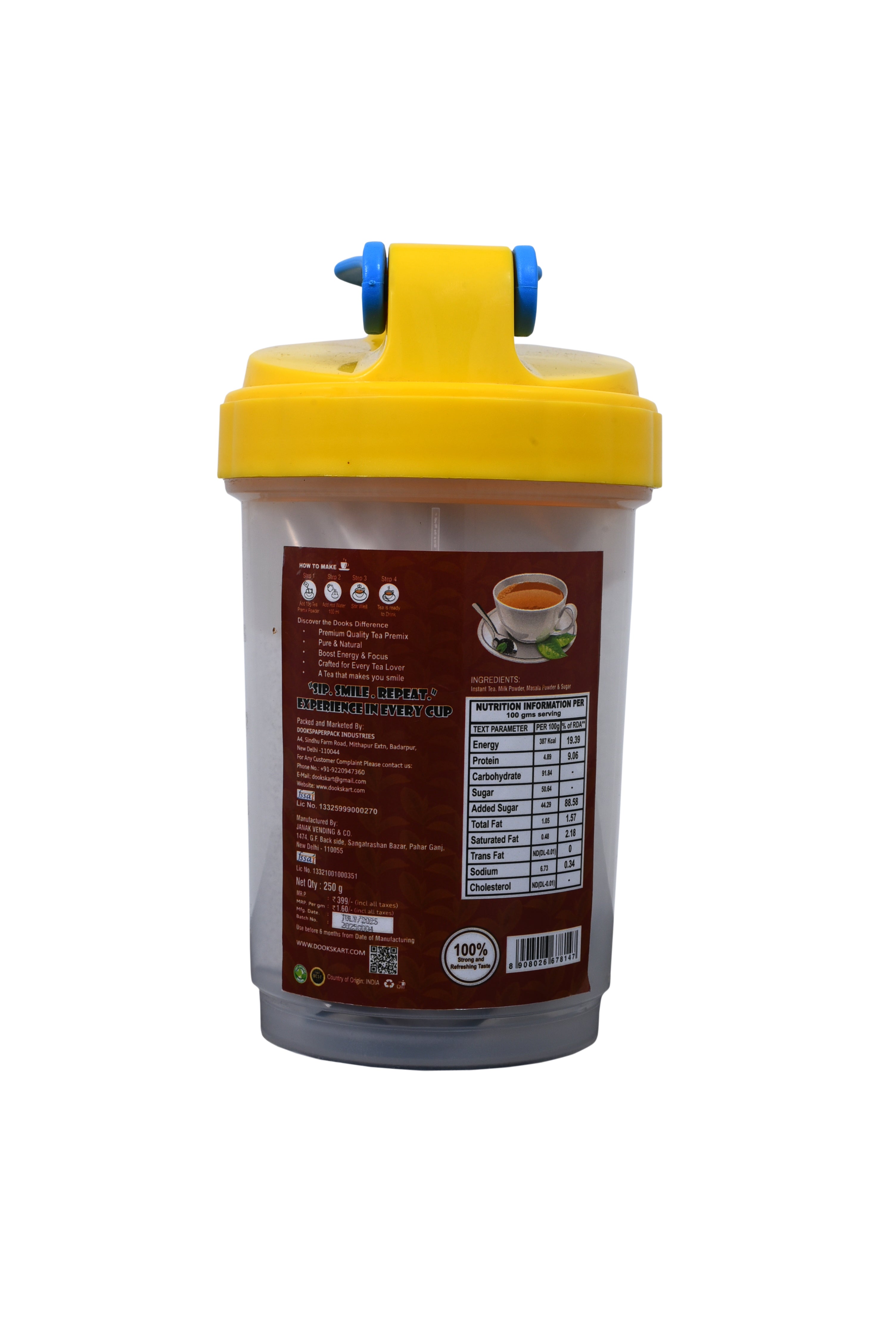 Masala Tea Premix 250g + SHAKER