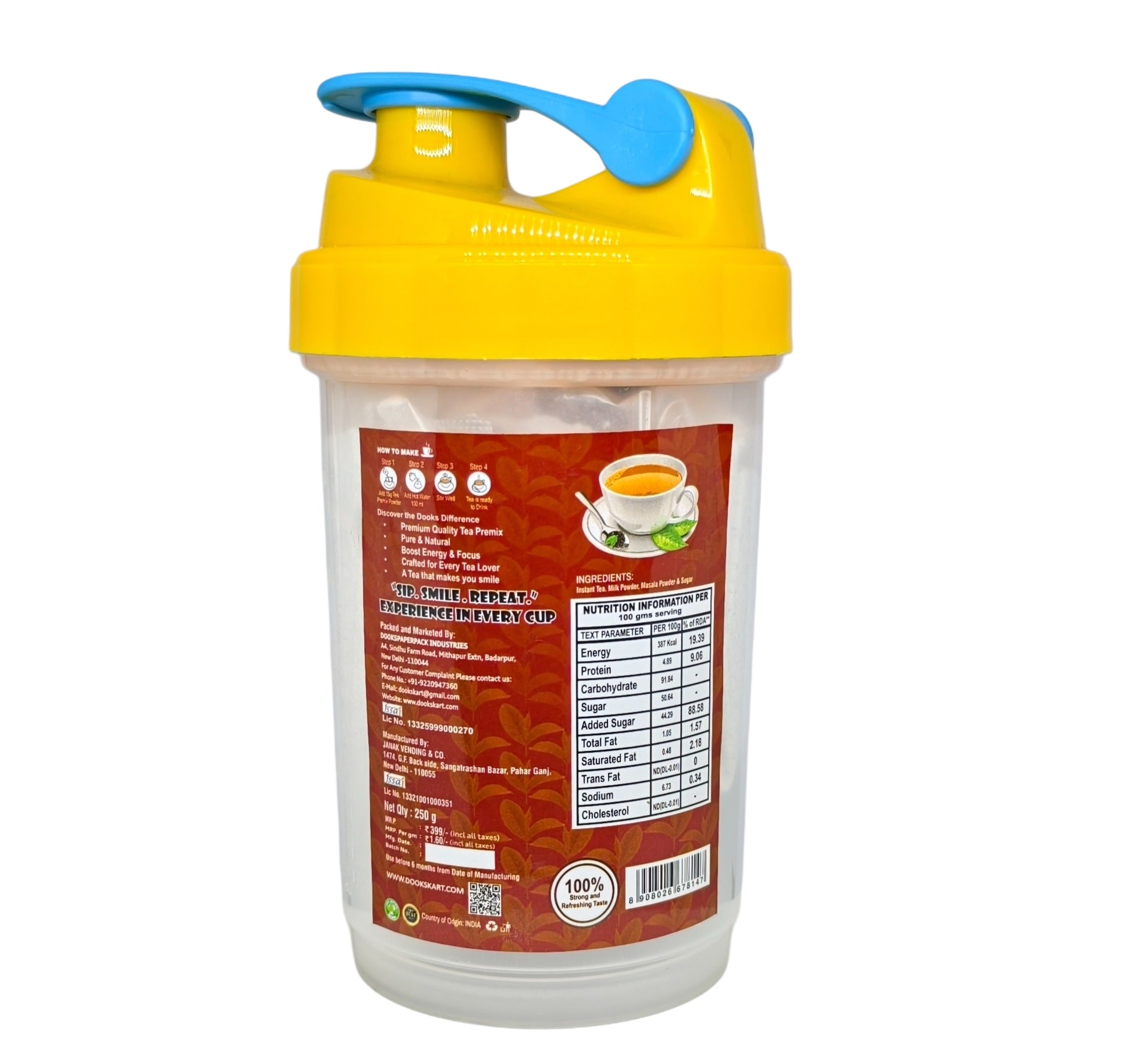 Masala Tea Premix 250g + SHAKER