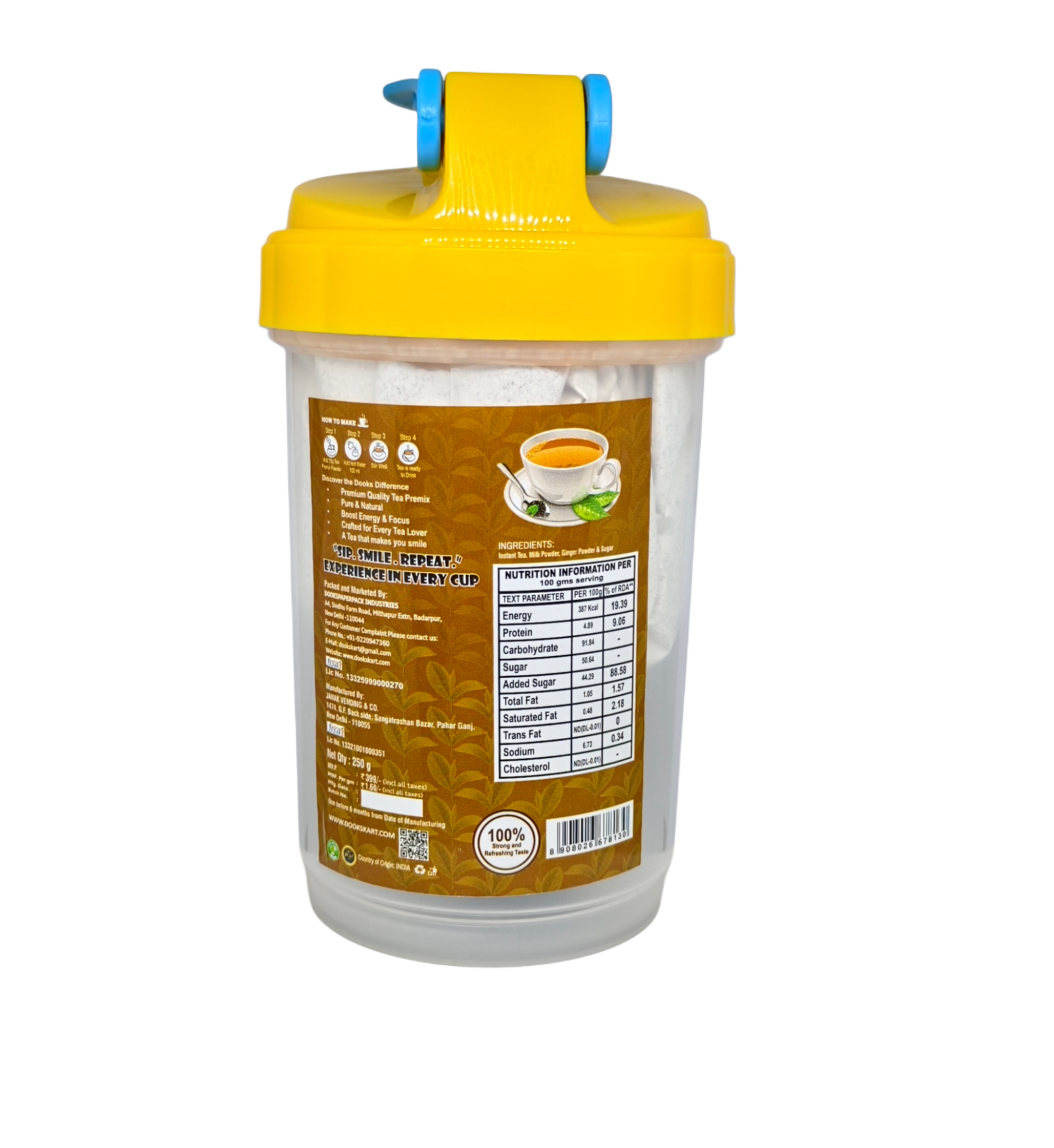 Ginger Tea Premix 250g + SHAKER
