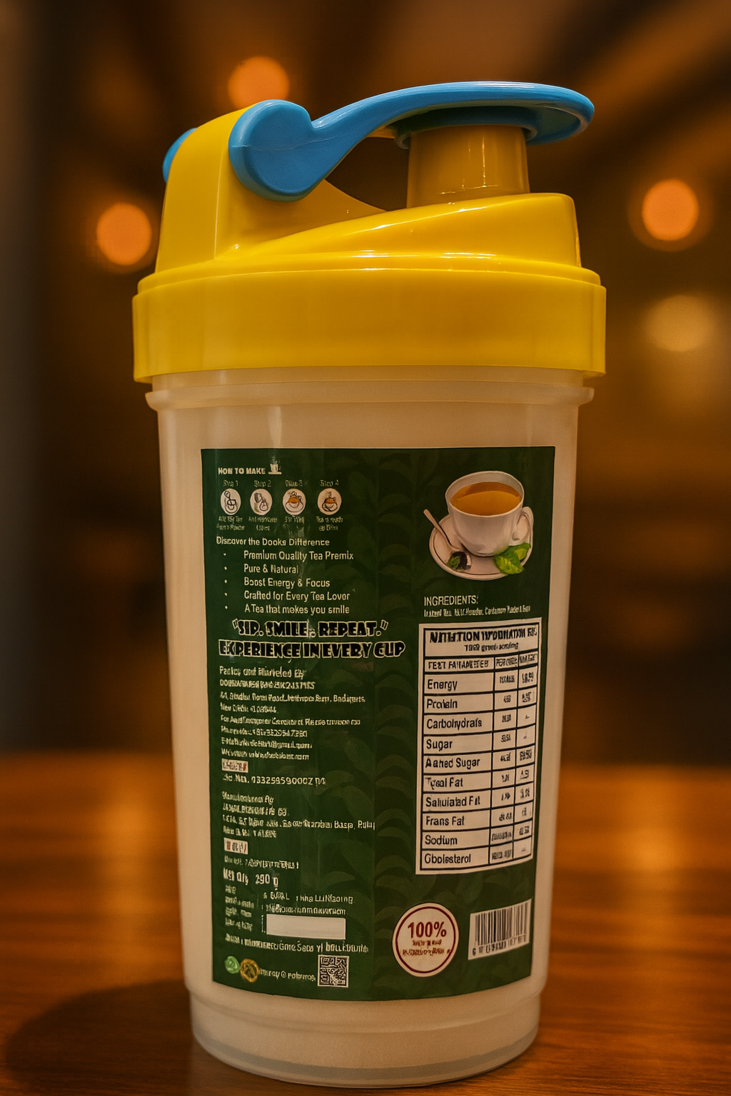 Cardamom Tea Premix 250g  + SHAKER