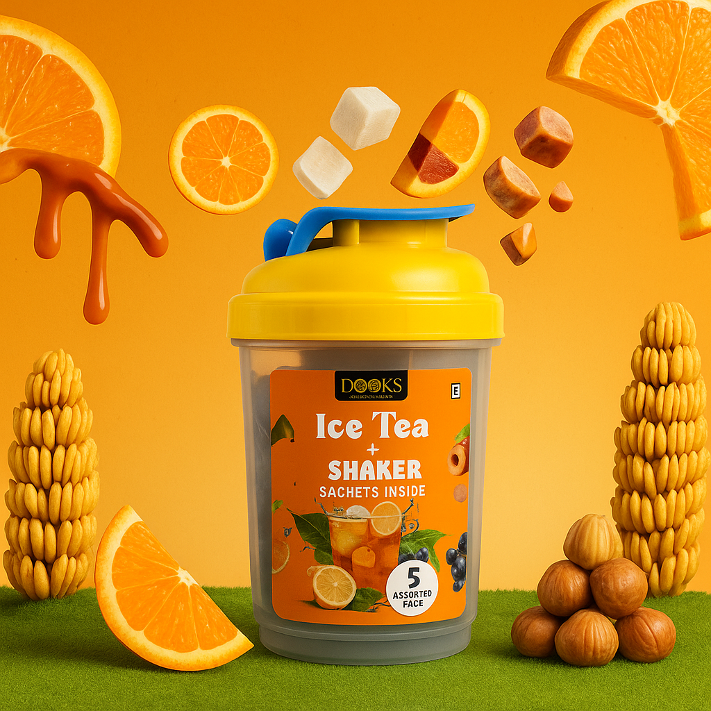 5 Sachet Ice Tea + SHAKER