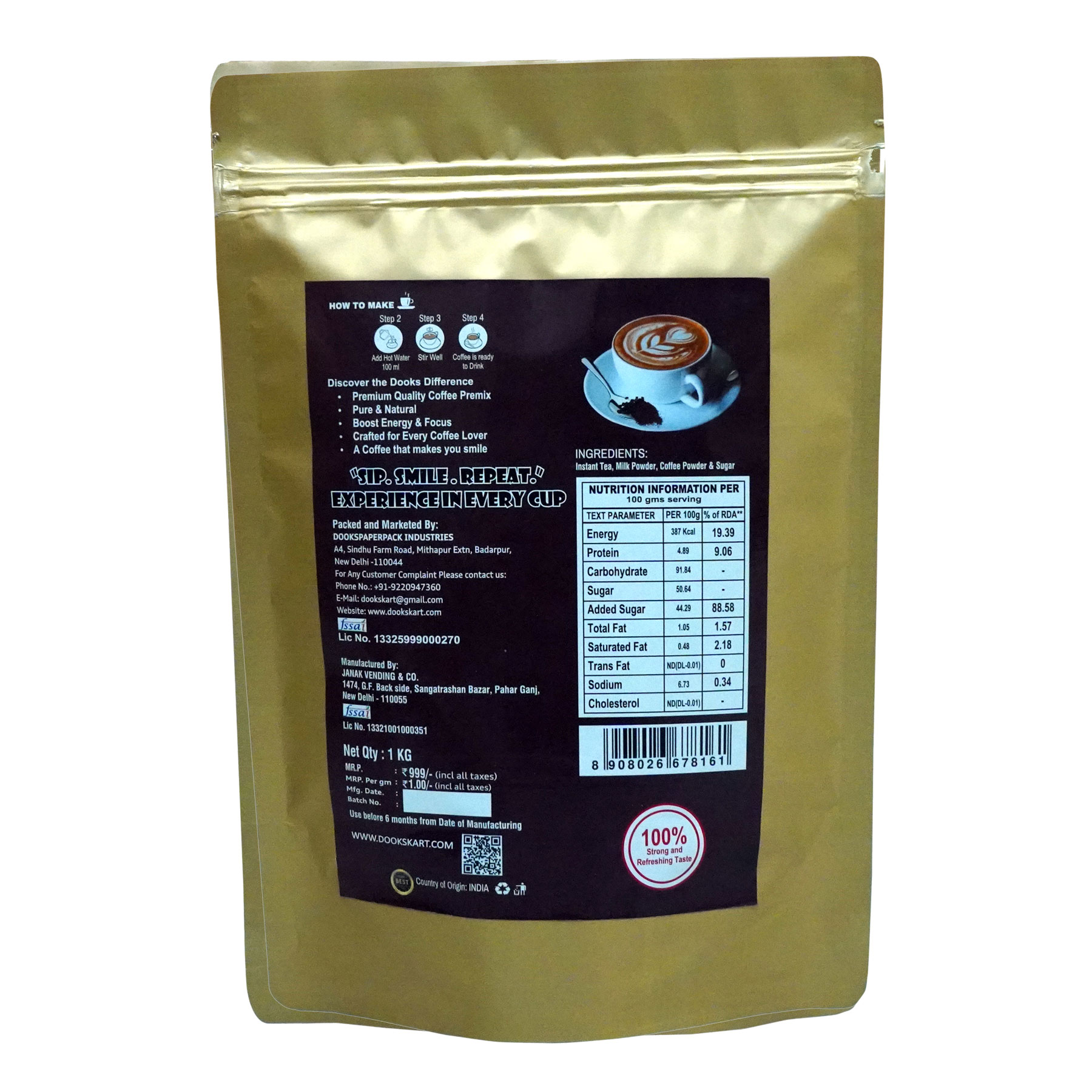 Coffee Tea Premix 1kg - Image 3