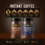 DOOKS Premium 100% Arabica Coffee Combo - Hazelnut & Classic (60g x 2 Jars) | Up to 60 Cups - Image 2