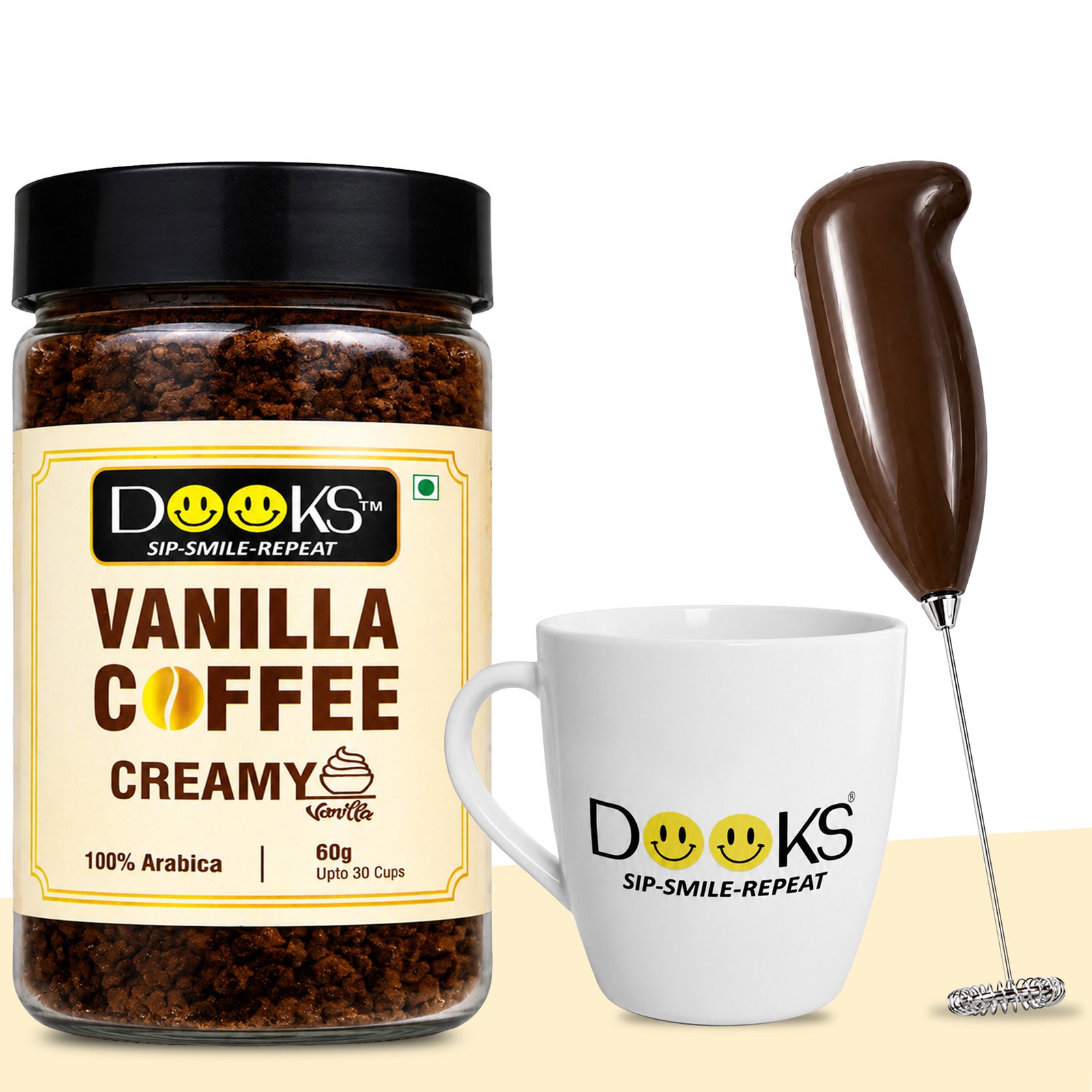dooks instant coffee pawoder best rich cremy coffee vanilla coffee