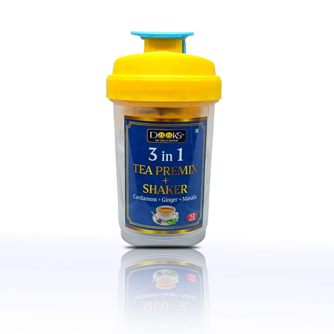 3 in 1 Tea Premix 12 Sachet + SHAKER