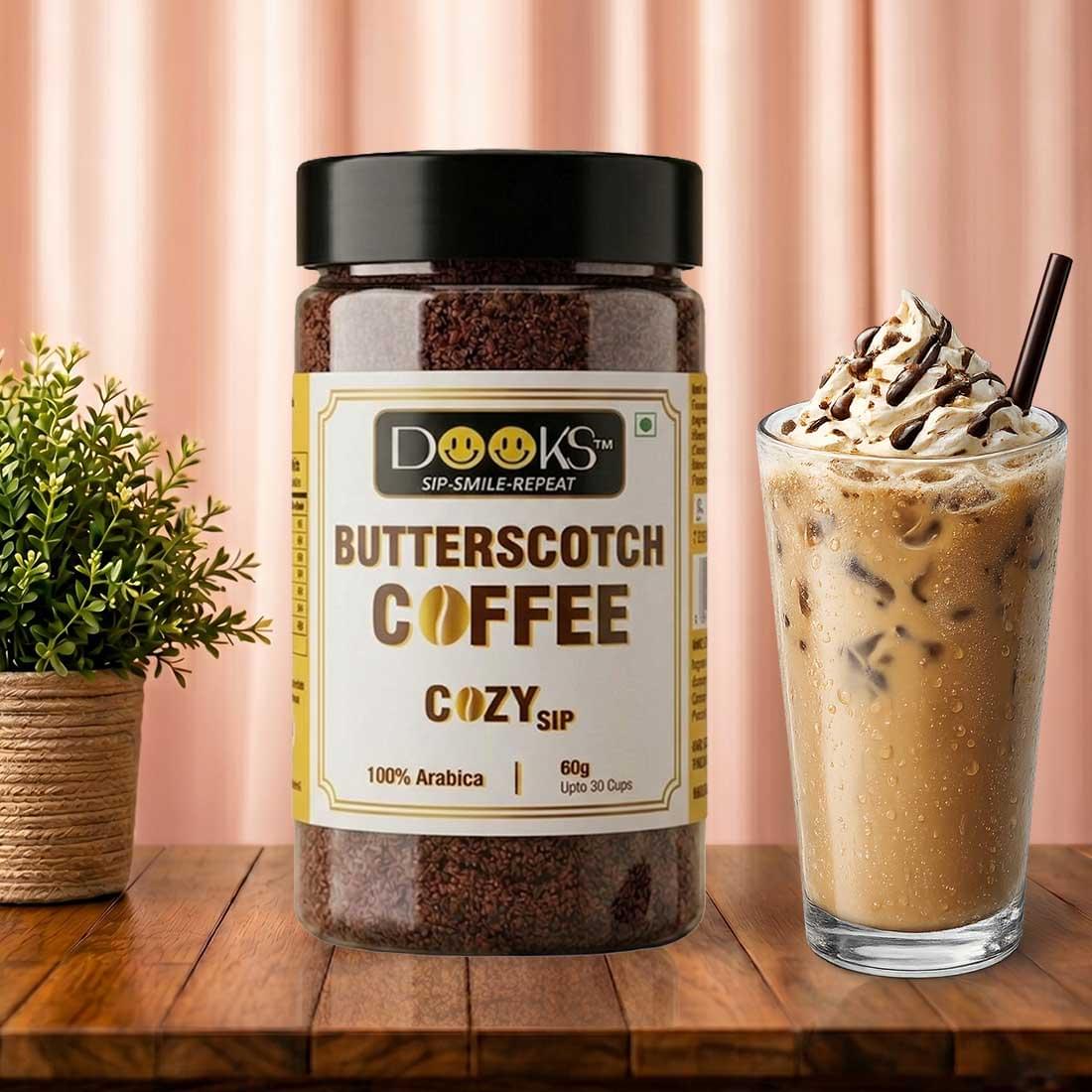 100% arabica instant coffee pawoder Best butterscotch coffee